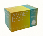 Amber D100 100 ISO Color Negative Movie Film 35mm x 27exp.