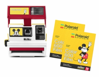 Polaroid 600 Instant Film Camera - Limited Edition Mickey Cam with 2 Free Packs of Film 