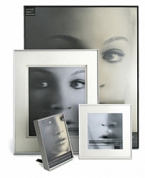 product Framatic Fineline 5x7 White Frame with Single 5x7 Mat