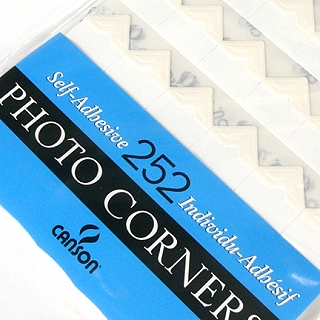 Canson Self Adhesive Paper Photo Corners 5/8" - Ivory