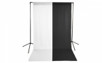 Savage Economy Background Support Stand with White and Black Backdrops