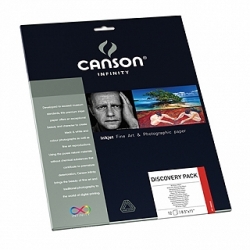 Canson Discovery Sample Pack Inkjet Paper - 8.5x11/12 Sheets