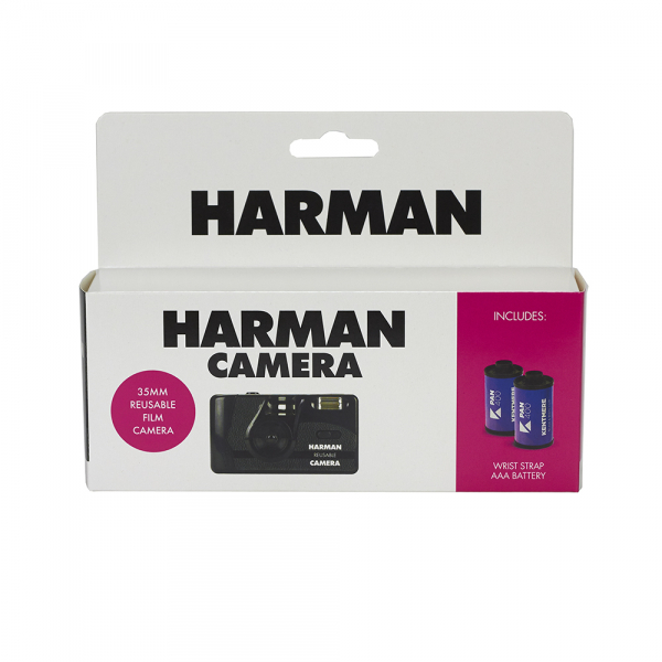 Harman Reusable 35mm Camera with 2 roll of Kentmere Pan 400 Film 