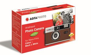 Agfaphoto Analogue 35mm Reusable Film Camera Brown