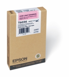 Epson UltraChrome K3 Vivid Light Magenta Ink Cartridge (T603600) for Stylus Pro 7880/9880 - 220ml