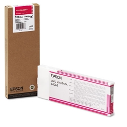 Epson UltraChrome K3 Vivid Magenta Ink Cartridge (T606300) for 4880 Inkjet Printer - 220ml