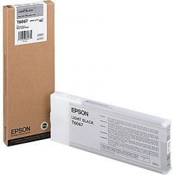 Epson UltraChrome K3 Light Black Ink Cartridge (T606700) for 4800 and 4880 Inkjet Printer - 220ml