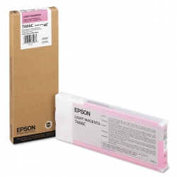 Epson UltraChrome K3 Light Magenta Ink Cartridge (T606C) for 4800 Inkjet Printer - 220ml