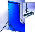 Savage Port A Stand Background Stand with Carry Bag and Savage Seamless Background Paper White - 53 in.