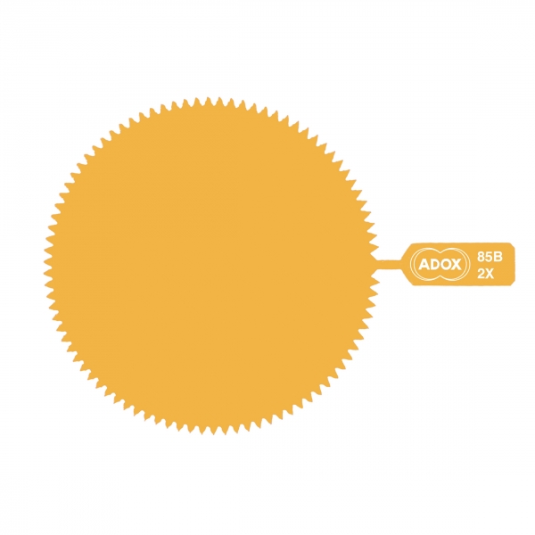 Adox Snap-On 85B Gelatine Filter - 49mm 