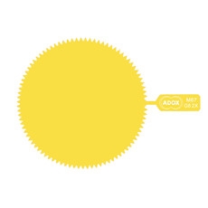 Adox Snap-On Yellow 8 Gelatine Filter - 72mm
