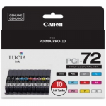 Canon LUCIA PGI-72 Complete Ink Set - 10 pack