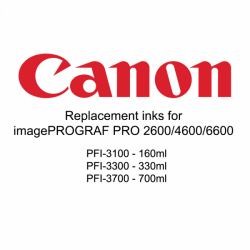 Canon PFI-3300PGY Photo Gray Ink Cartridge - 330ml