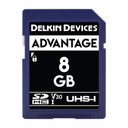Delkin Advantage 8GB Secure Digital (SDXC) UHS-I -  Memory Card