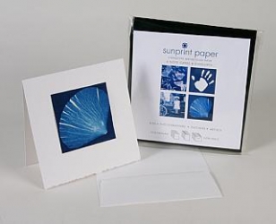 Cyanotype Store 6 in. x 6 in. Notecard Kit with Envelopes - 6 Pack 