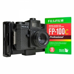 Holga Instant Kit - Instant Back, Holga Camera, and FP-100C Film