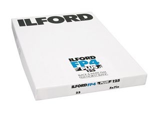 5x7" Packung mit 25 Stück Ilford FP4 plus 125 