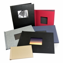 product Pinchbook Photo Book - 12x12 Black Leather with Window