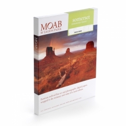 Moab Somerset Enhanced Velvet 330gsm Inkjet Paper 13" x 33 ft. Roll