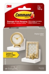 3M Command™ Quartz Picture Ledge for Picture Hanging - 4 in. x 3 in. x 3.5 in. 2 Pack  
