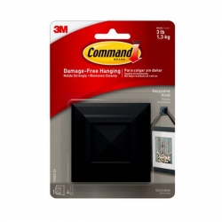 3M Command™ Decorative Slate Square Knob For Picture Haning 
