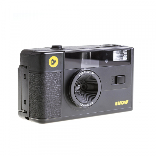 Dubblefilm SHOW 35mm Reusable Camera with Flash - Black 