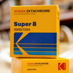 Kodak Ektachrome 100D Color Transparency Film Super 8mm x 50 ft. Cartridge - 7294