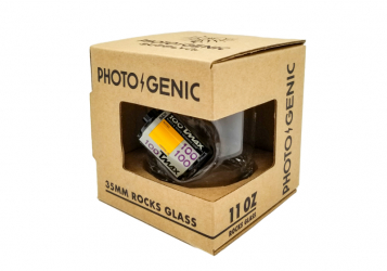 Photogenic 35mm Film Rock Glass (11oz) - Kodak T-MAX