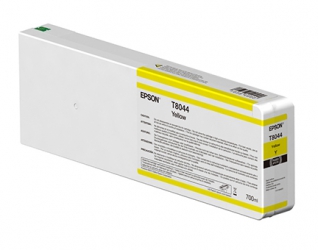 Epson UltraChrome HD Yellow Ink Cartridge (T804400) for P Series Printers - 700ml