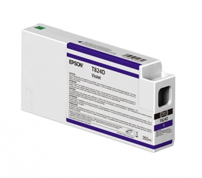 Epson UltraChrome HDX Violet Ink Cartridge (T824D00) for P Series Commerical Printers - 350ml