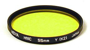 product Hoya Filter HMC Yellow K2 55mm - CLOSEOUT
