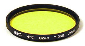 product Hoya Filter HMC Yellow K2 62mm - CLOSEOUT