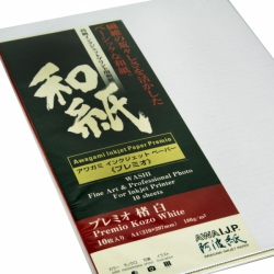 Awagami Premio Kozo 180gsm Fine Art Inkjet Paper A4/10 Sheets