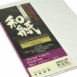 Awagami Premio Inbe White 180gsm Fine Art Inkjet Paper A4/10 Sheets