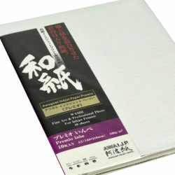 Awagami Premio Inbe White 180gsm Fine Art Inkjet Paper A5/10 Sheets