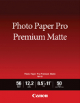 Canon Photo Premium Matte Inkjet Paper - 210gsm 8.5x11/50