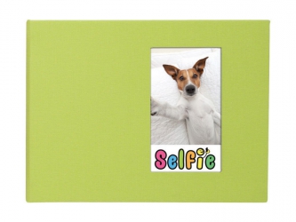 product Skutr Selfie Photo Album for Instax Mini Photos - Large (Lime Green)