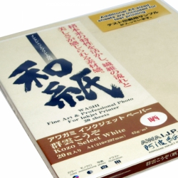 Awagami Murakumo Kozo Select White 42gsm Fine Art Inkjet Paper A4/20 Sheets