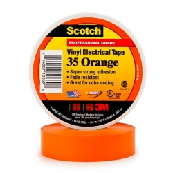 3M Scotch® Vinyl Electrical Tape 35 - 3/4 in. x 66 ft. - Orange