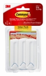 3M Command™ Wire-Backed Picture Hanging Hooks - 3 pack