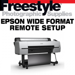 Freestyle Remote Setup - Epson Wide Format Printer