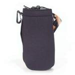 Zing Large Drawstring Pouch Black with Black trim
