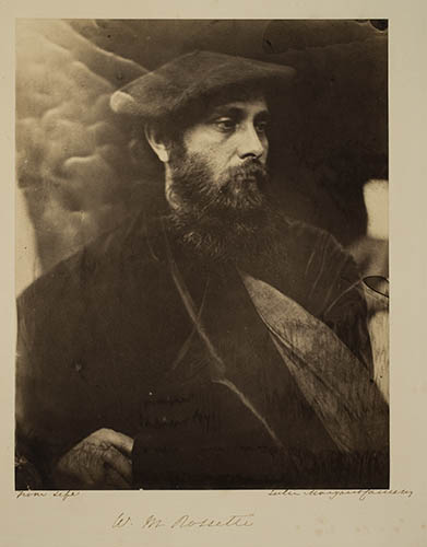 W.M. Rossetti, 1865, by J.M.Cameron 